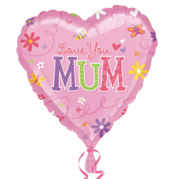 Folienballon - Love you mum - ø 43cm